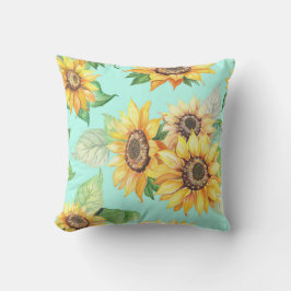 Hübsche Blumendekoration auffallend Kissen