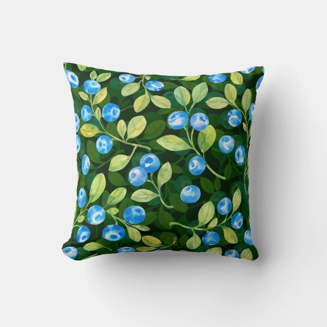 Hübsche Blumendekoration auffallend Kissen (Vorderseite)