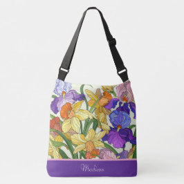 Hübsche Blumeneisen, personalisierte Tragetaschen Mit Langen Trägern