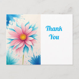 Hübsche Blumenkunst Postkarte