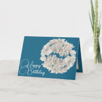 Hübsche Blumenzunge Weiße Orchidee Blume Garland G
