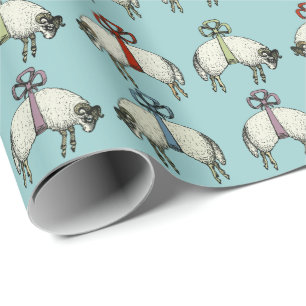 Hübsche Bogen-Schafe Collection™ - Geschenkpapier