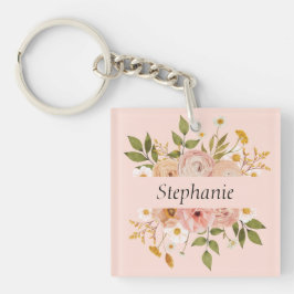 Hübsche böhmische Blumenmütter am Tag Schlüsselanh Schlüsselanhänger