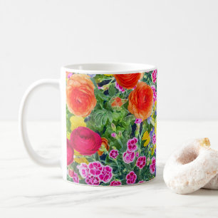 Hübsche boho feder blühende Kaffee Tasse