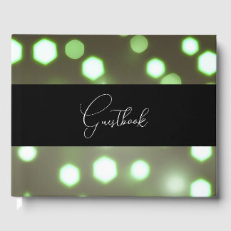 Hübsche Bokeh-Background-Hochzeit Gästebuch