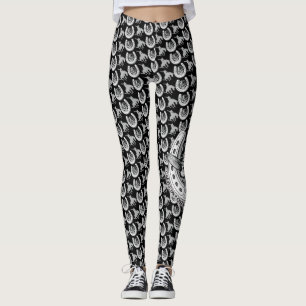 Hübsche böse Damen - Schädel SR19 u. Broncs Leggings