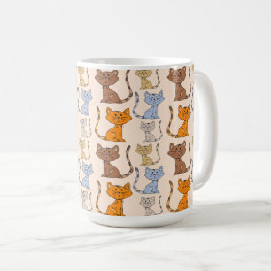 Hübsche Bunte Katzen Tasse