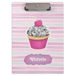 Hübsche Cupcake-Zwischenablage Klemmbrett