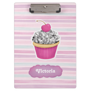 Hübsche Cupcake-Zwischenablage Klemmbrett