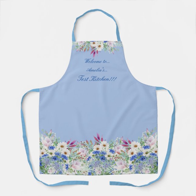 Hübsche Dainty Daisy Blumenarrangements Women's Schürze (Vorderseite)