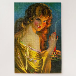 hübsche Dame der 1920er