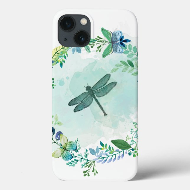 Hübsche Dragonfly Kunstwerk Case-Mate iPhone Hülle (Rückseite)