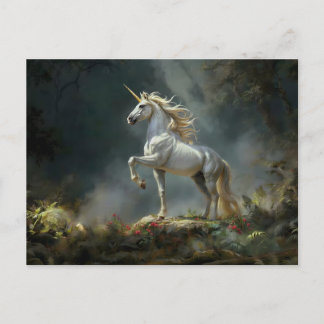 hübsche Einhorn Postkarte
