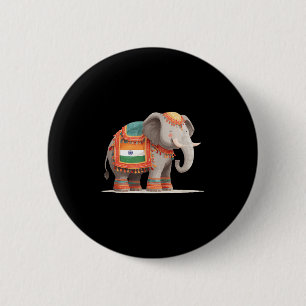 Hübsche Elefantenkostüme für indische Farben und A Button