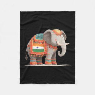 Hübsche Elefantenkostüme für indische Farben und A Fleecedecke