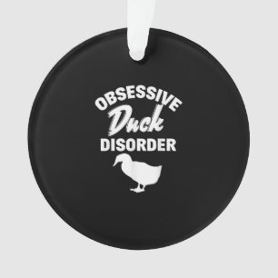 Hübsche Enten Jagd auf obsessive Enten Ornament