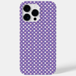 HÜBSCHE FARBE UND LILA HERZEN Case-Mate iPhone 14 PRO MAX HÜLLE