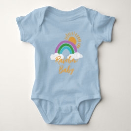 Hübsche Farbenfrohe Boho Rainbow Baby Duft Baby Strampler
