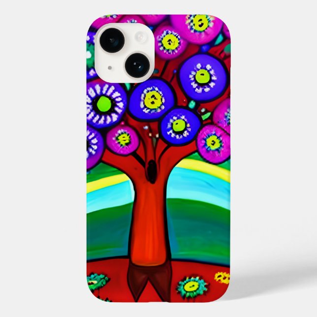 Hübsche Farbenspiel Case-Mate iPhone 14 Hülle (Rückseite)
