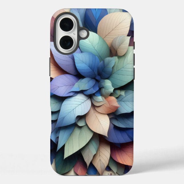 HÜBSCHE FARBFALLSPIELE iPhone 16 PLUS HÜLLE (Rückseite)