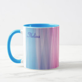 Hübsche Farbspektrum im Inneren zu Geschenk Name K Tasse