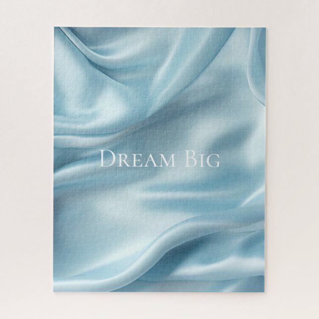 Hübsche Feminine Light Blue Imitats Satin (Vertikal)