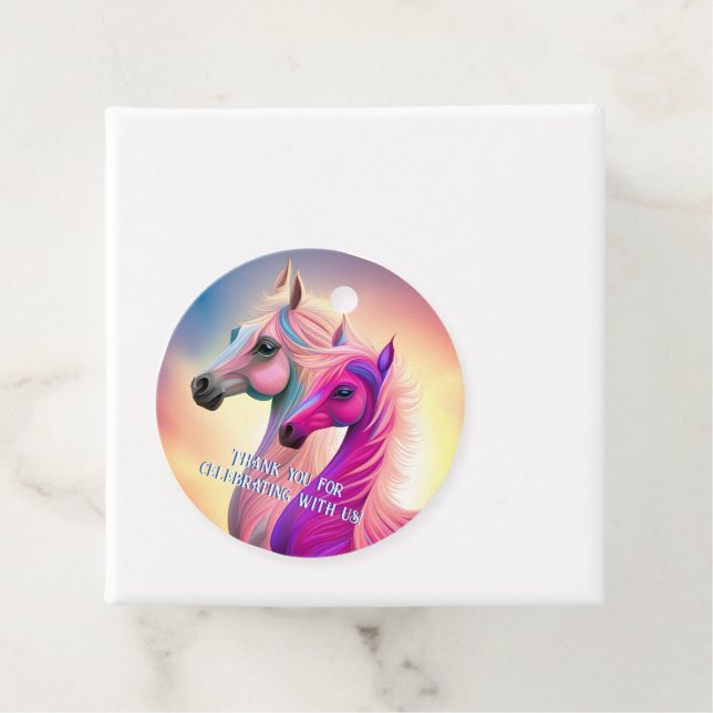 Hübsche Fett- oder Colt-Gender-Darstellung Geschenkanhänger (Beispiel)