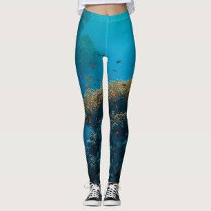Hübsche Fische und Riffe Leggings