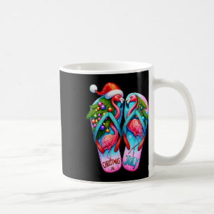 Hübsche Flamingo Flip Flops Tropischer Sommer Weih Kaffeetasse