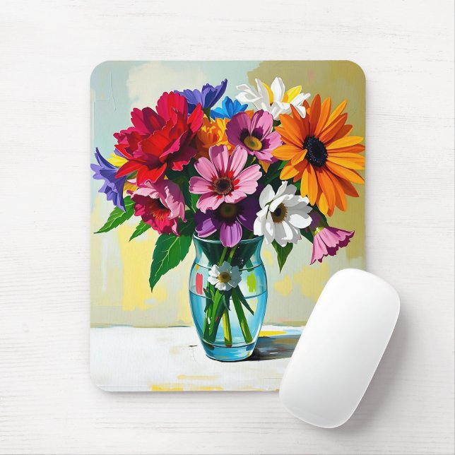 Hübsche florale Botanik   Mousepad (Mit Mouse)