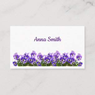 Hübsche florale Calling Cards Telefonnummerkarte
