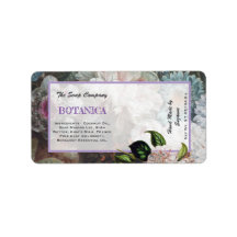 Hübsche florale Kosmetika Verpackungsaufkleber/Eti