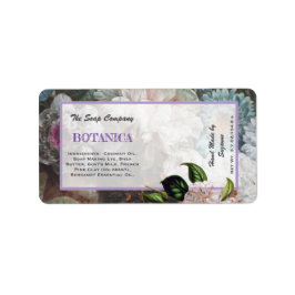 Hübsche florale Kosmetika Verpackungsaufkleber/Eti Adressaufkleber
