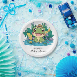 Hübsche Frog Baby Dusche Pappteller