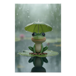 Hübsche Frosch-Wandkunst für Kinder – Reizendes Fr Poster