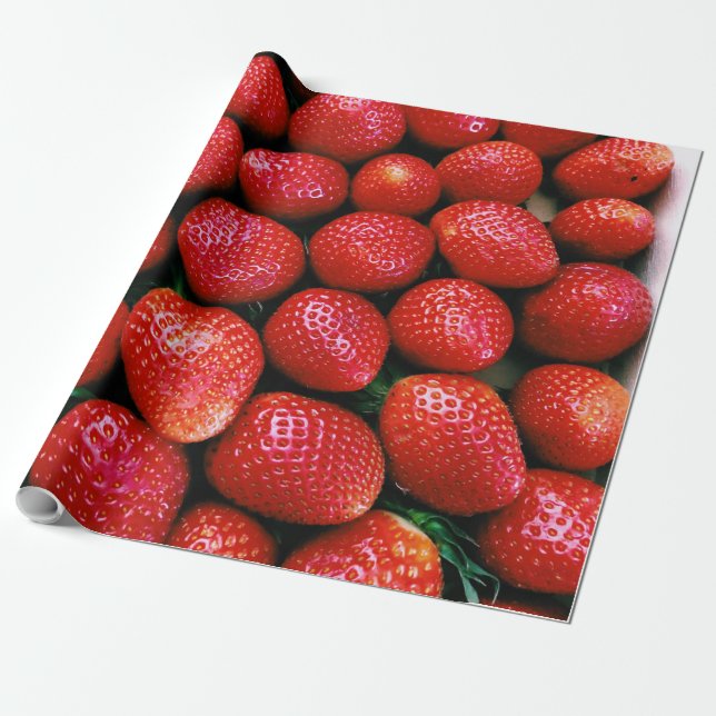 Hübsche Früchte Geschenkpapier (Ungerollt)