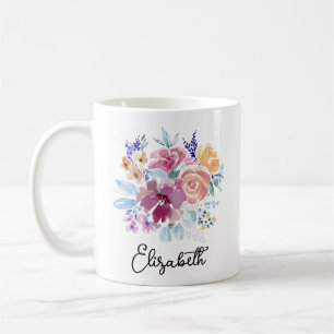 Hübsche Frühlingsflorencreme Kaffeetasse