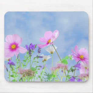 Hübsche Frühlingswildblumen Mousepad