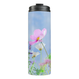 Hübsche Frühlingswildblumen Thermosbecher