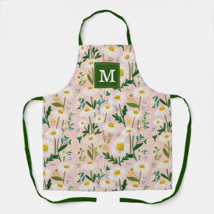 Hübsche Gänseblümchen-Blumen-Küchenschürze Schürze