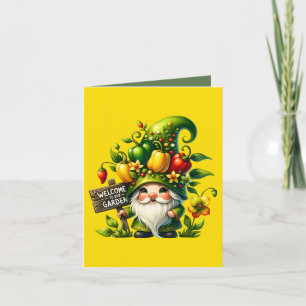 Hübsche Gartenparty Begrüßung anpassbar Karte