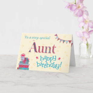 Hübsche Geburtstagskarte für Tante, Jagd, Geschenk Karte