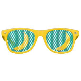 Hübsche gelbe Bananenfrüchte Party-Sonnenbrille Partybrille