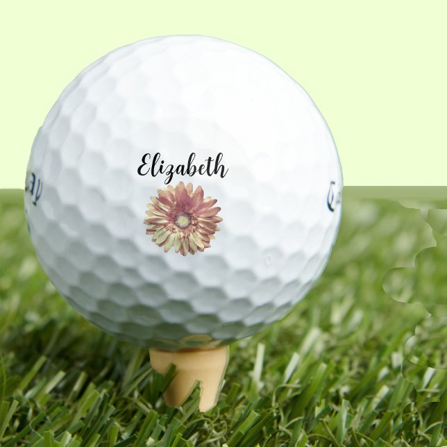Hübsche gelbe Blume mit individuelle Name Ladys Golfball (Von Creator hochgeladen)