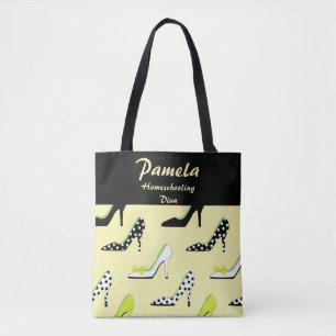 Hübsche Gelbe Heels Unterricht Diva Tasche