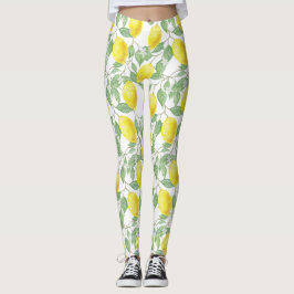 Hübsche Gelblemonen Leggings