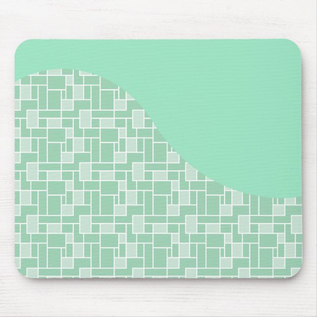 Hübsche Geschenke mit weichem, schmalzgrünem Welle Mousepad (Vorne)
