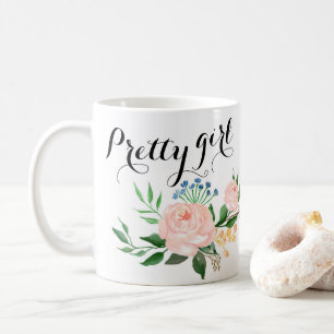 Hübsche Girl-Kaffee-Tasse Kaffeetasse