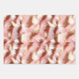 Hübsche Girl-Rose Geschenkpapier Set