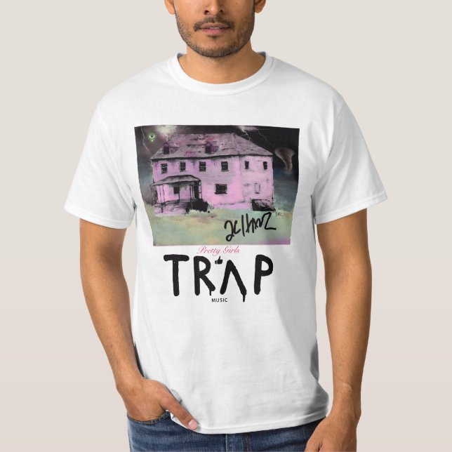 Hübsche Girls wie Trap Music Album T-Shirt (Vorderseite)